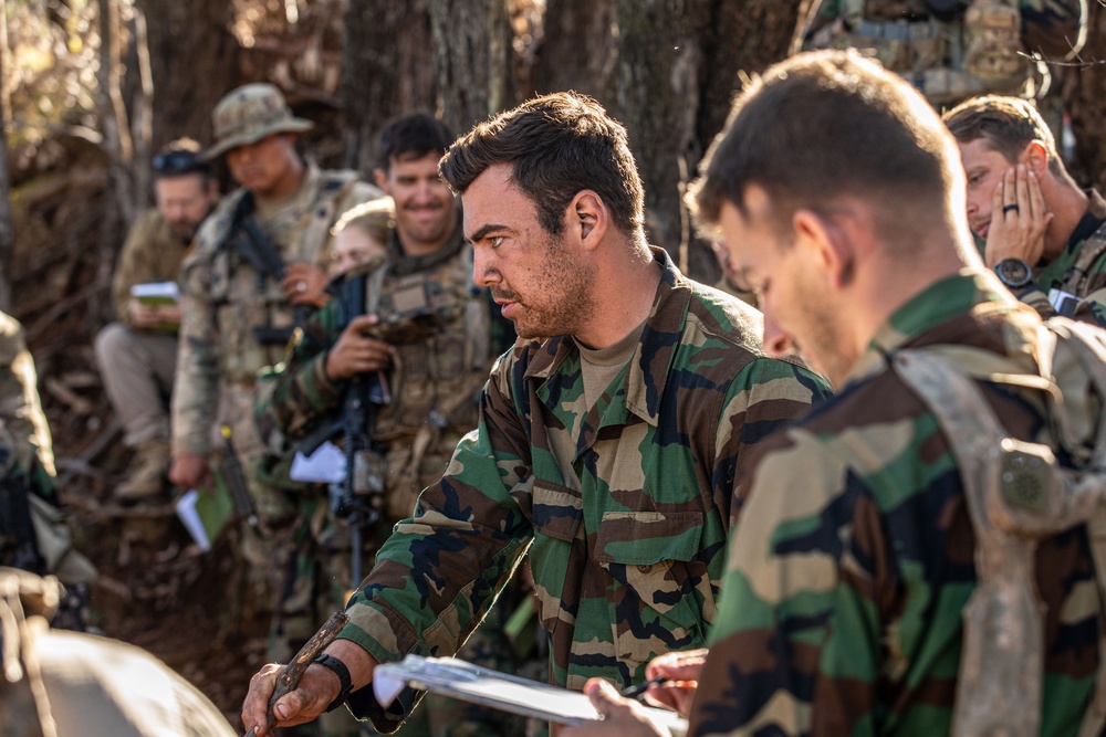 OPFOR 2-14 Hosts a Combined Arms Rehearsal during JPMRC 24-01