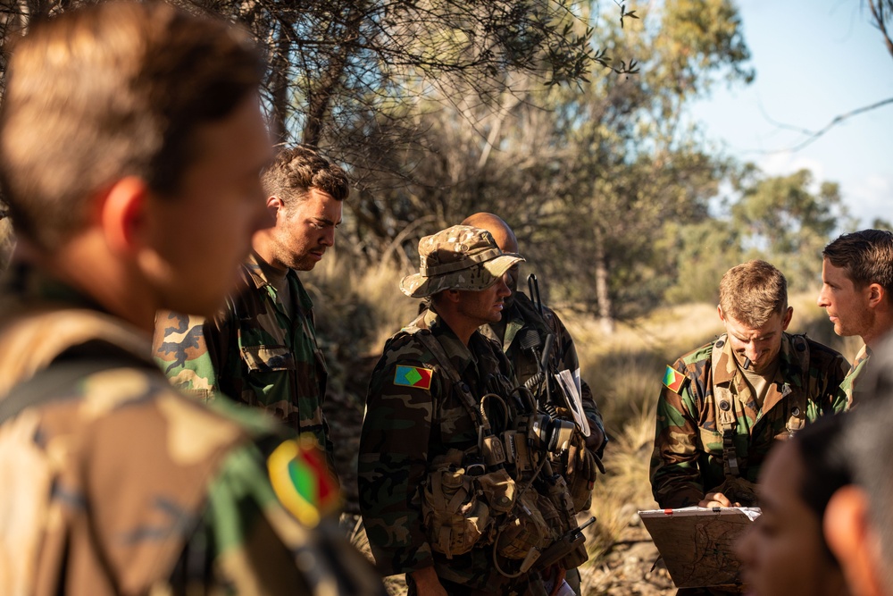 OPFOR 2-14 Hosts a Combined Arms Rehearsal during JPMRC 24-01