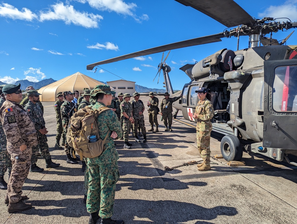 JPMRC 24-01: 3-25 Aviation Regiment welcomes foreign leaders