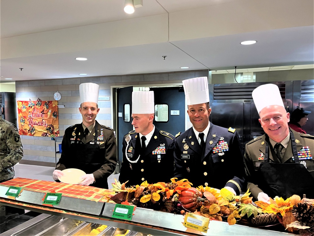 Fort McCoy serves more than 100 for early Thanksgiving meal at dining facility