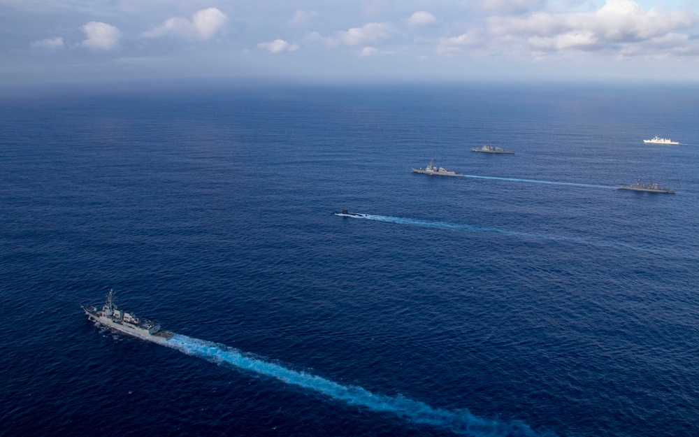 U.S. Navy, Japan Maritime Self-Defense Force, Royal Australian Navy, Royal Canadian Navy Participate in Annual Exercise 2023