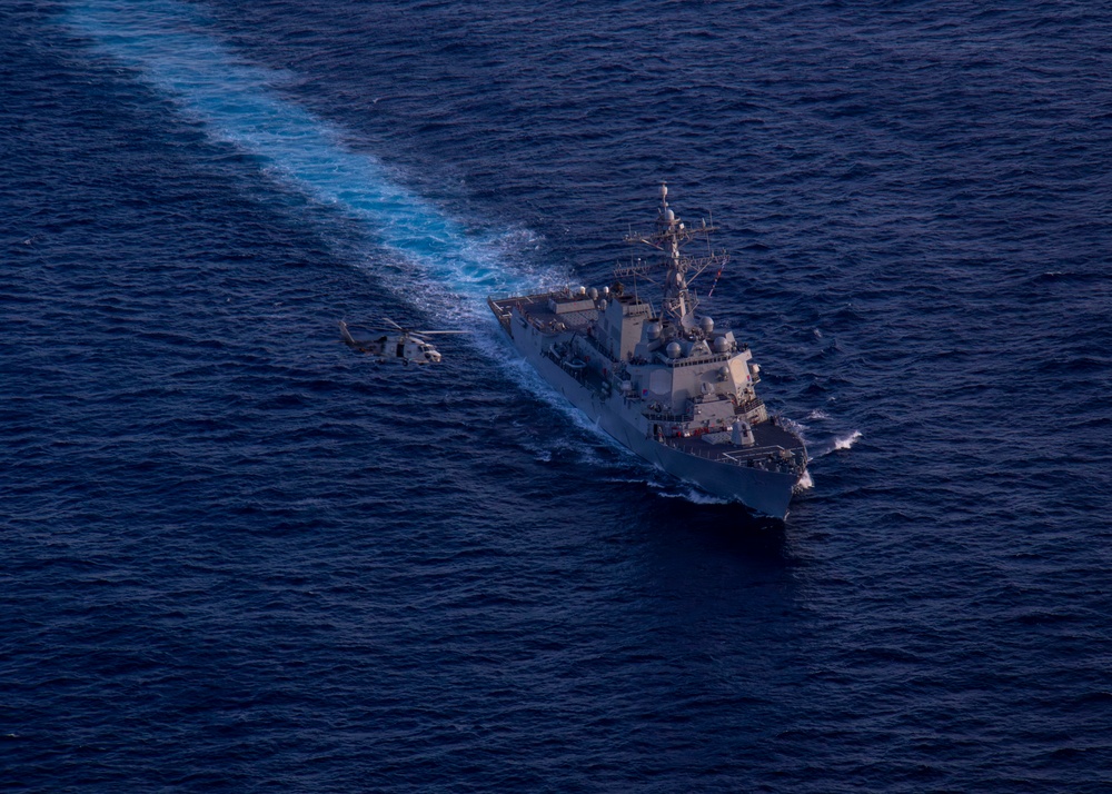 Helicopter Sea Combat Squadron (HSC) 4, USS Sterett (DDG 104) Participates in Annual Exercise 2023