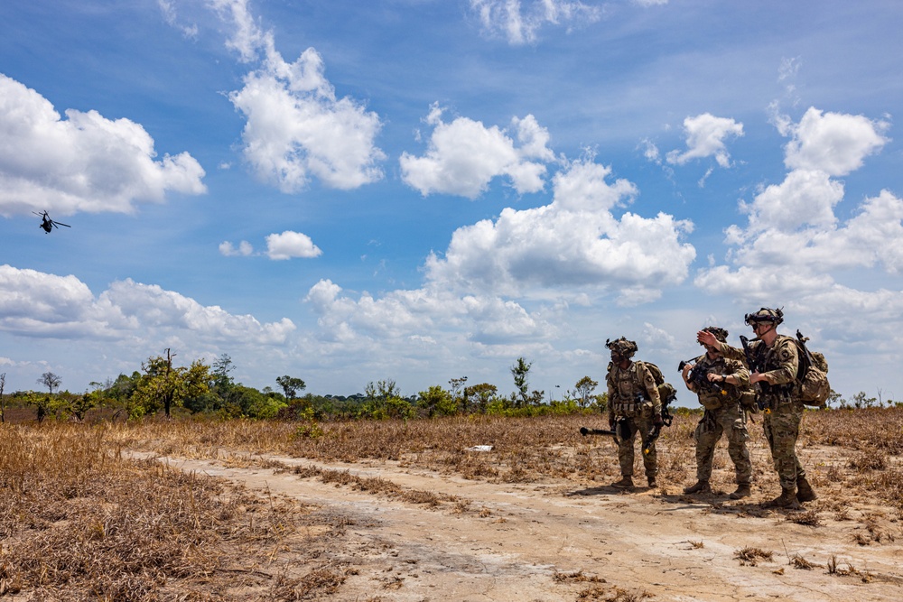 101st Airborne Division (Air Assault), Brazilian army soldiers conduct air assault during SV24