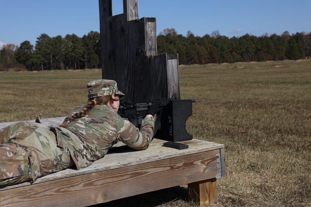 Best Squad Snapshot: Army Spc. Devon James M4 Rifle Qualification