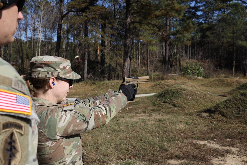 Best Squad Snapshot: Army Spc. Devon James M17 Pistol Qualification