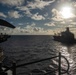 USS Ronald Reagan (CVN 76) conducts fueling-at-sea with USNS Big Horn (T-AO 198)