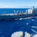 USS Ronald Reagan (CVN 76) conducts fueling-at-sea with USNS Big Horn (T-AO 198)