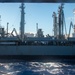 USS Ronald Reagan (CVN 76) conducts fueling-at-sea with USNS Big Horn (T-AO 198)