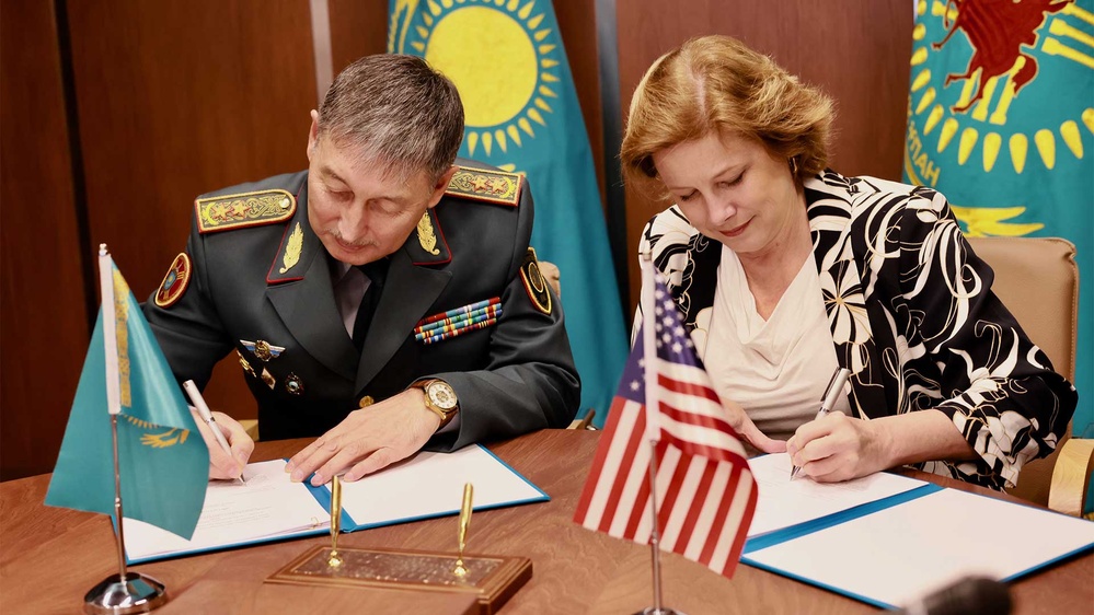 Senior Defense Leaders Visit Kazakhstan to Commemorate Cooperative Anniversary