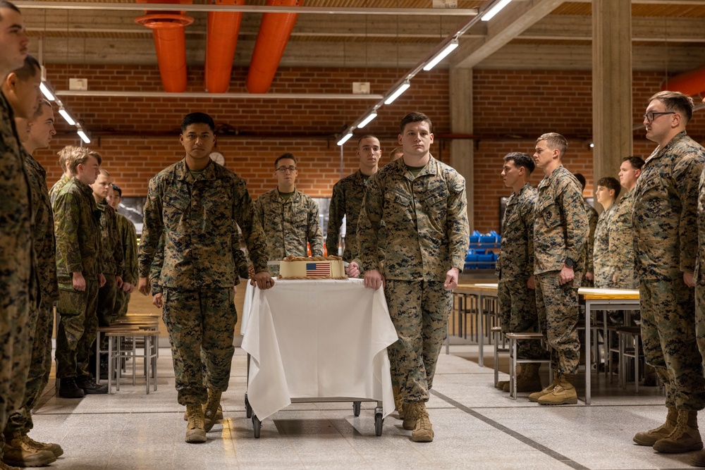 Combat Logistics Battalion 6 Hosts Marine Corps Cake Cutting Ceremony for the Marine Corps 248th Birthday