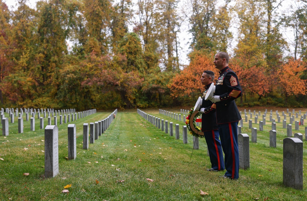 U.S. Marines honor Sgt. Maj. Black with annual Wreath Laying Ceremony