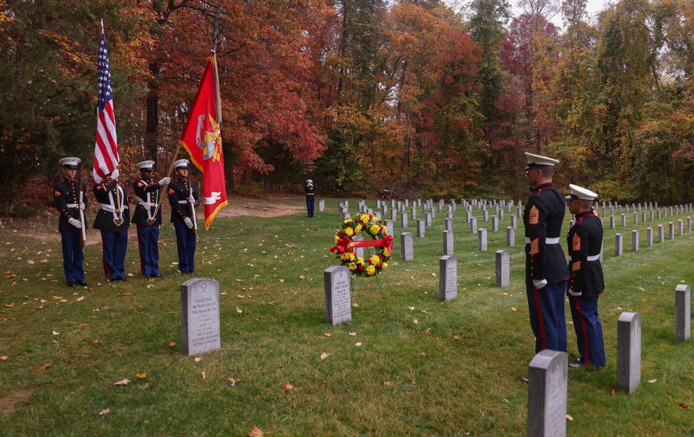 U.S. Marines honor Sgt. Maj. Black with annual Wreath Laying Ceremony