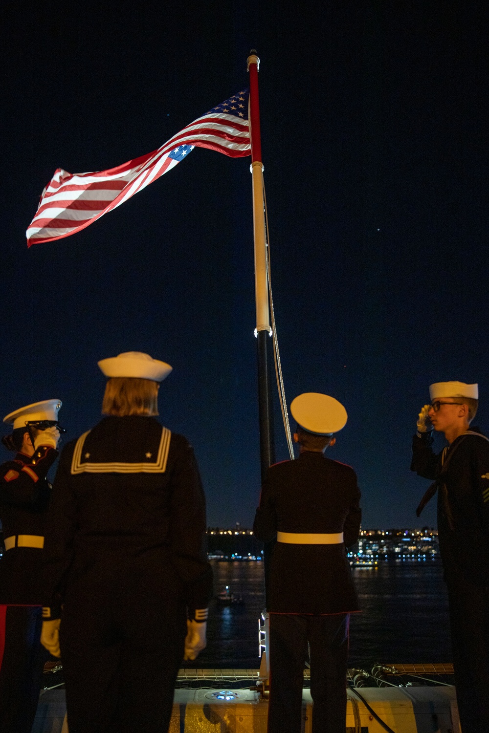 USS New York Veteran's week celebration reception