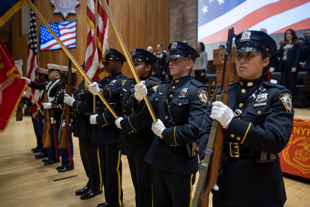 NYPD celebrates Marine Corps birthday