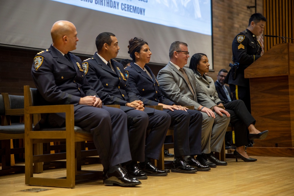 NYPD celebrates Marine Corps birthday