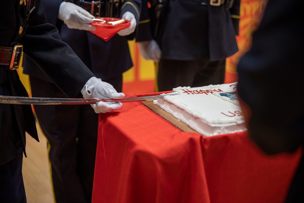 NYPD celebrates Marine Corps birthday