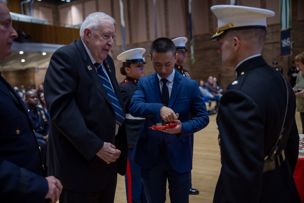 NYPD celebrates Marine Corps birthday