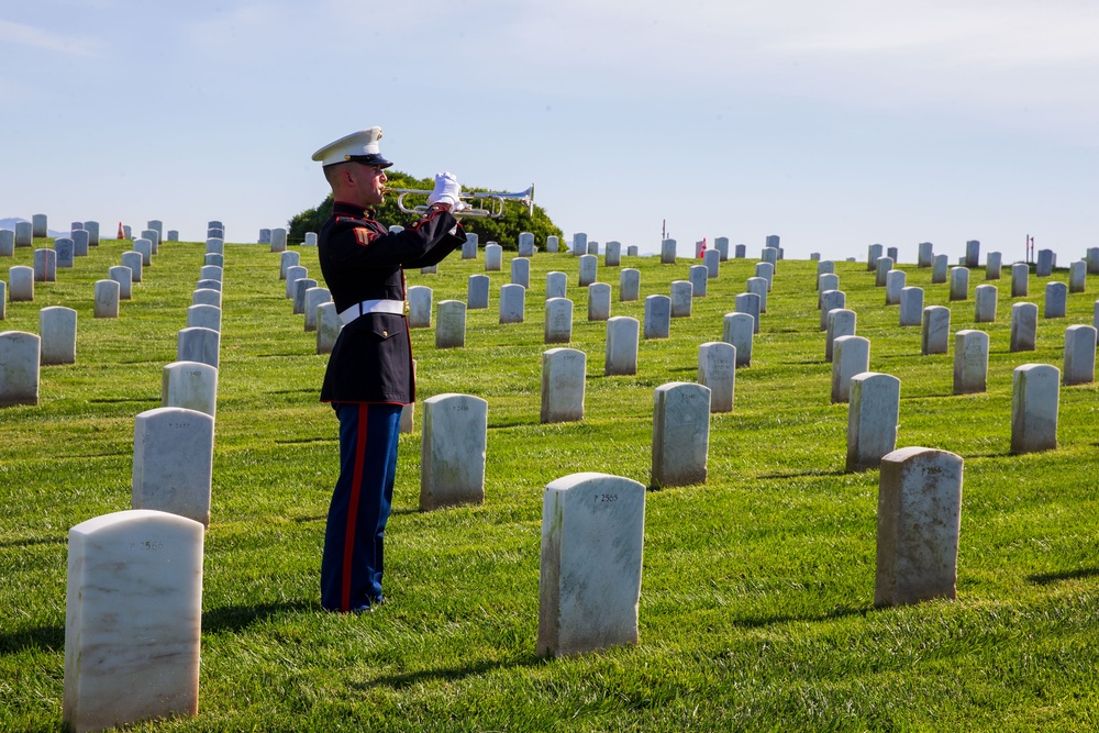 Sgt. Maj. Crawford Wreath Laying