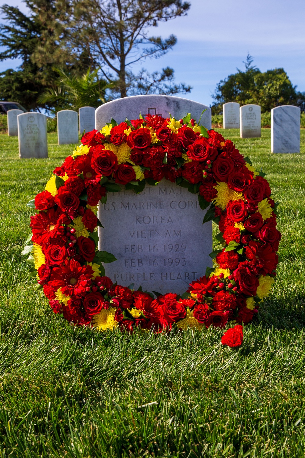 Sgt. Maj. Crawford Wreath Laying