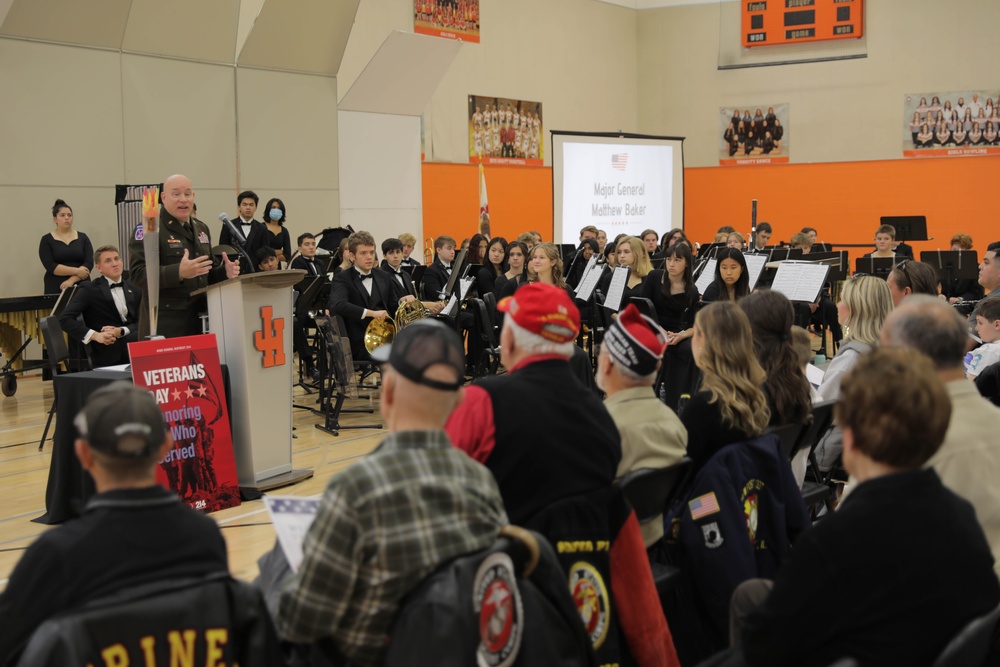 MG Baker Guest Speaker at Veterans Day ceremony