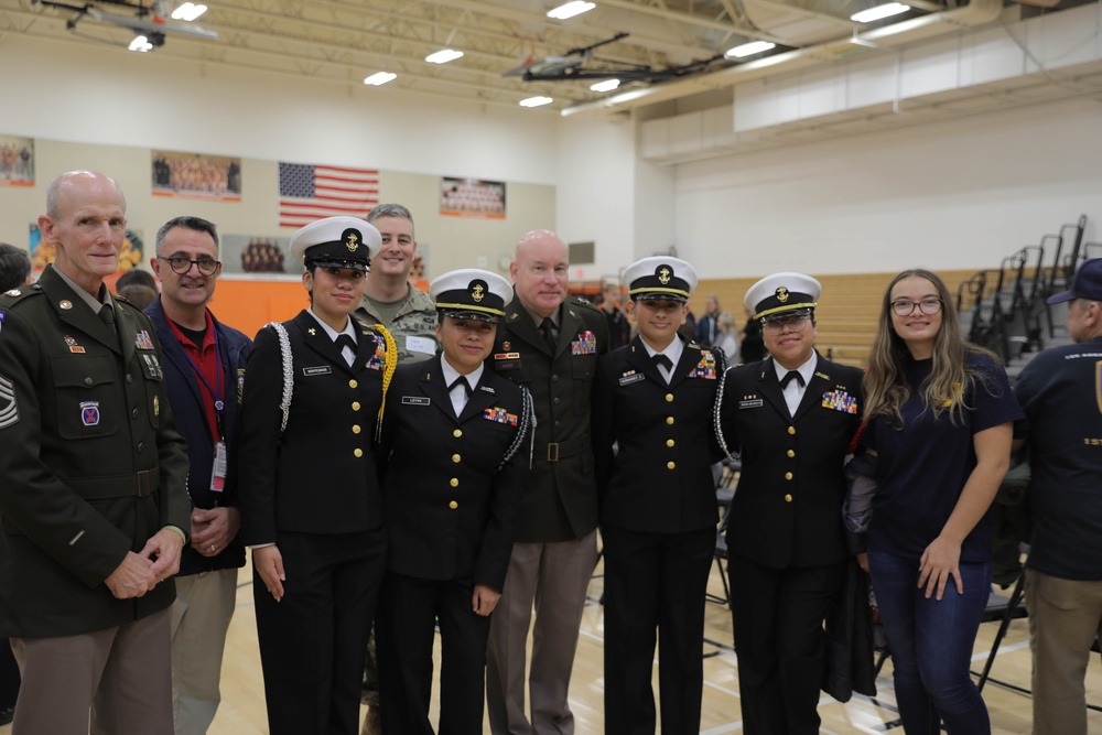 Local Navy JROTC attend Veterans Day ceremony