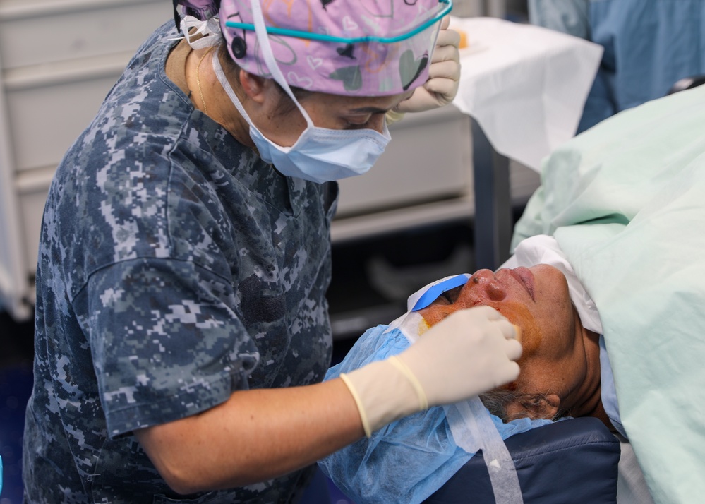 Pacific Partnership 2024-1; Cataract Surgery Aboard USNS Mercy