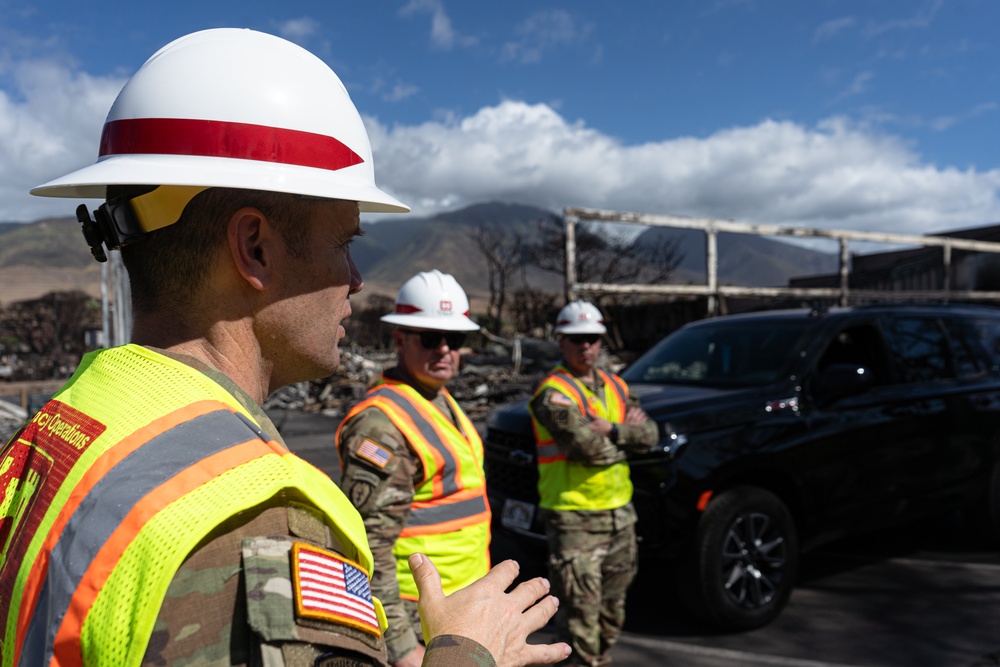 USACE commanders visit impacted areas in Kula and Lahaina, Hawai‘i