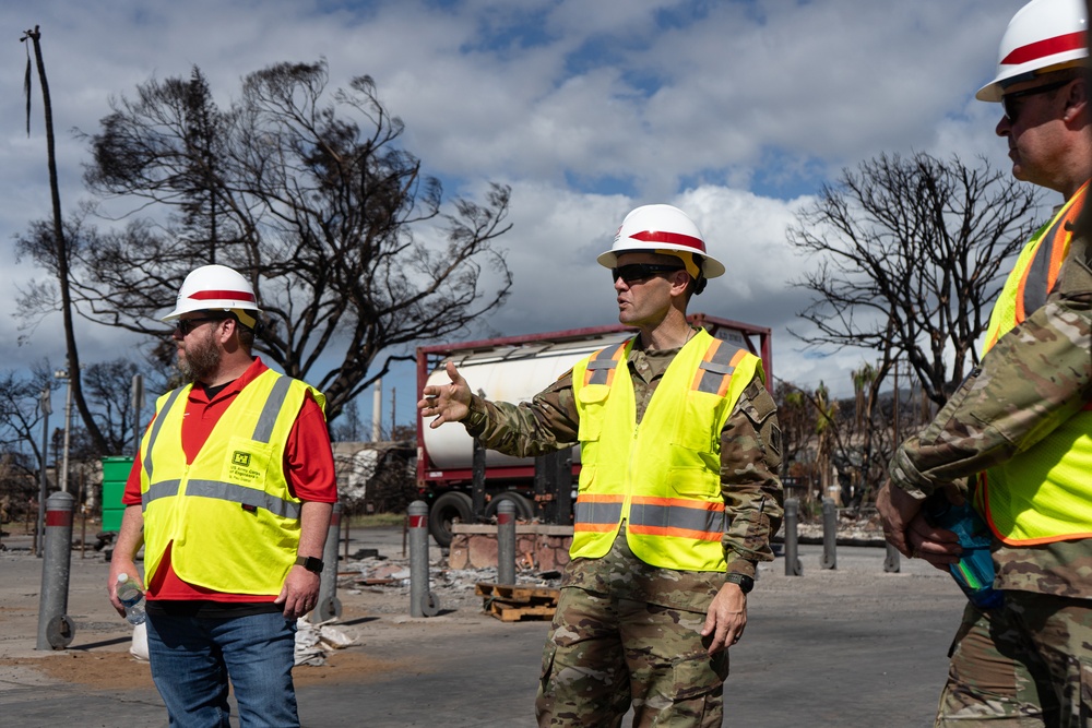USACE commanders visit impacted areas in Kula and Lahaina, Hawai‘i