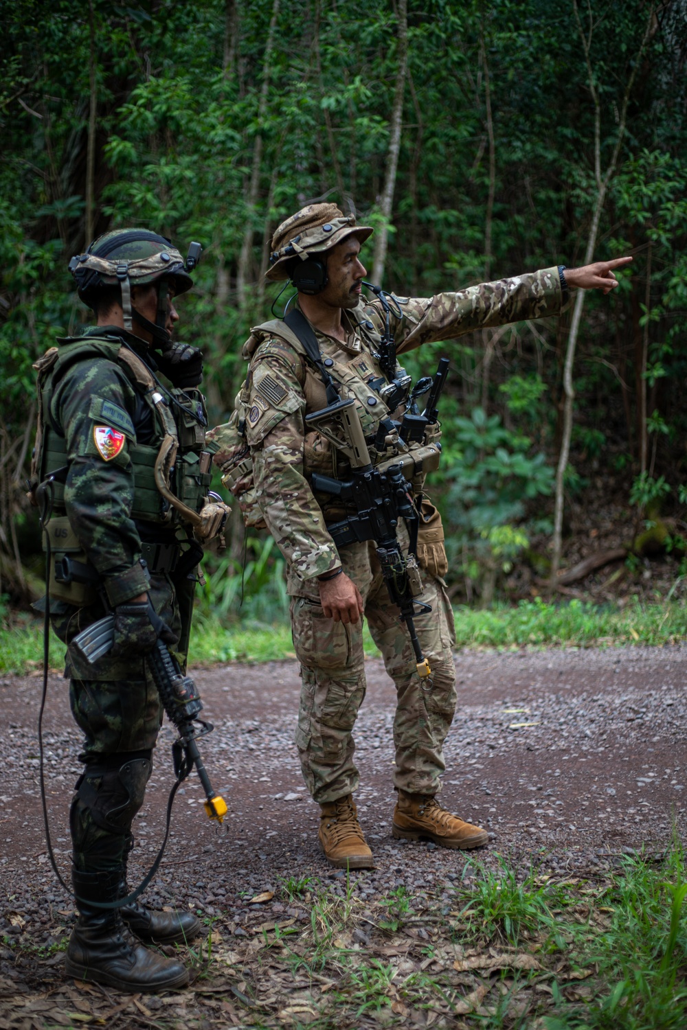 U.S. Soldiers attack objectives at Kahuku Training Area during JPMRC 24-01