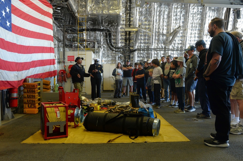 USS Jackson (LCS 6) host ship tour in support of Fleet Week San Diego 2023