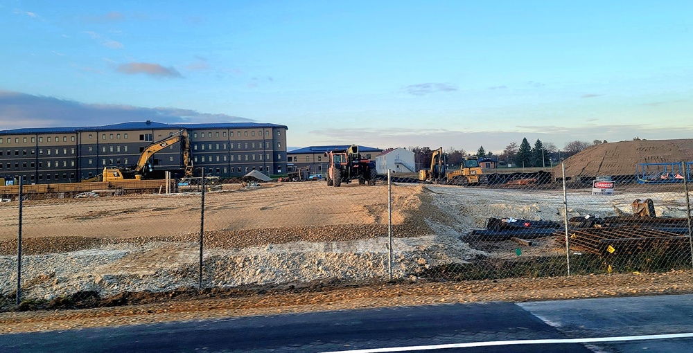 Footprint taking shape during November construction of third, $28.08 million barracks at Fort McCoy; project also provides economic impact