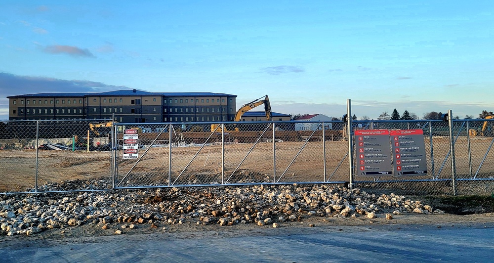Footprint taking shape during November construction of third, $28.08 million barracks at Fort McCoy; project also provides economic impact