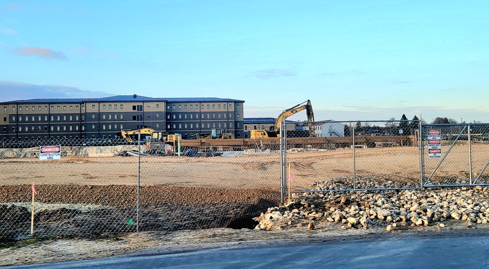 Footprint taking shape during November construction of third, $28.08 million barracks at Fort McCoy; project also provides economic impact