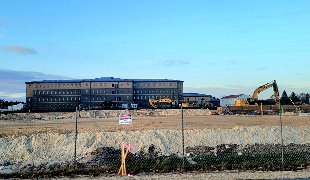 Footprint taking shape during November construction of third, $28.08 million barracks at Fort McCoy; project also provides economic impact