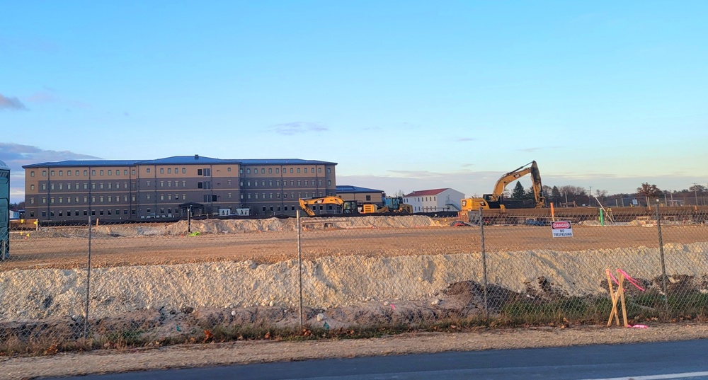 Footprint taking shape during November construction of third, $28.08 million barracks at Fort McCoy; project also provides economic impact