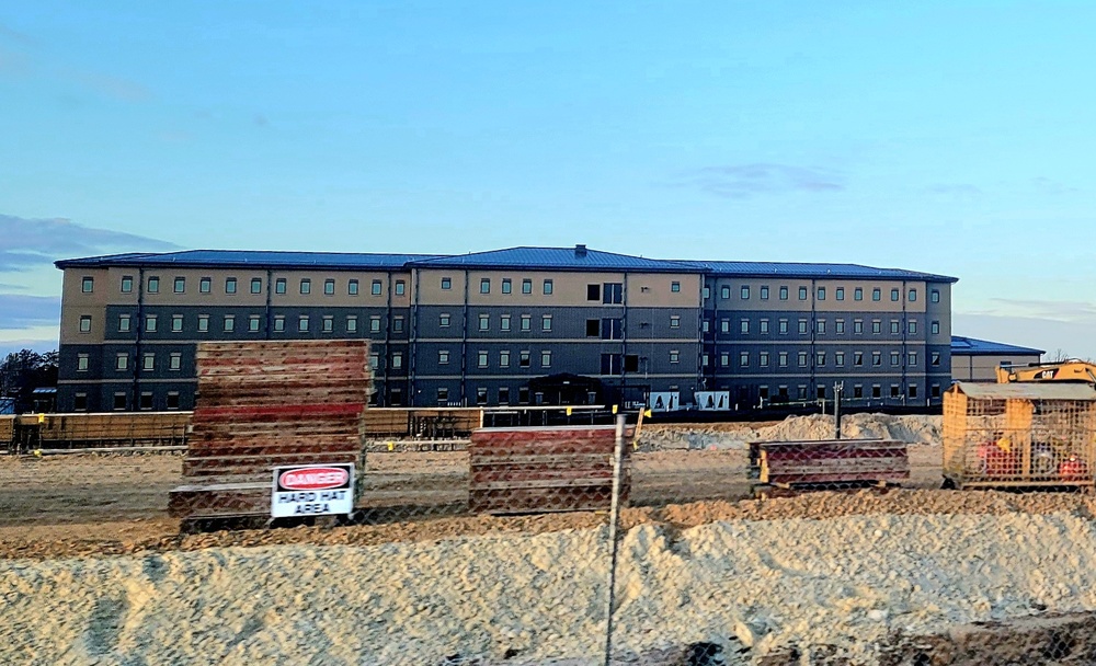 Footprint taking shape during November construction of third, $28.08 million barracks at Fort McCoy; project also provides economic impact