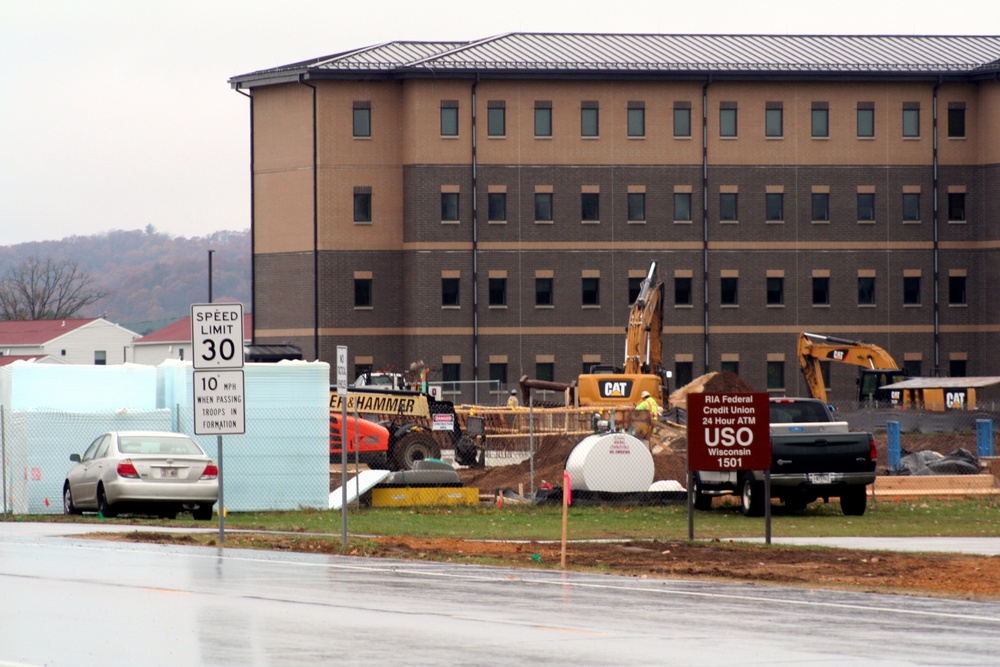 Footprint taking shape during November construction of third, $28.08 million barracks at Fort McCoy; project also provides economic impact