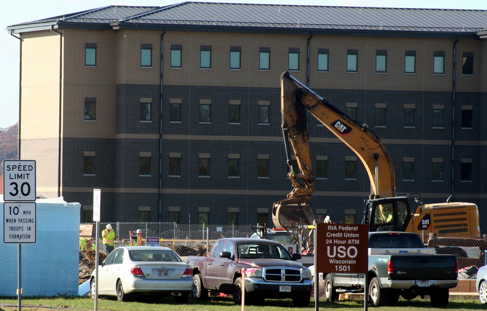 Footprint taking shape during November construction of third, $28.08 million barracks at Fort McCoy; project also provides economic impact