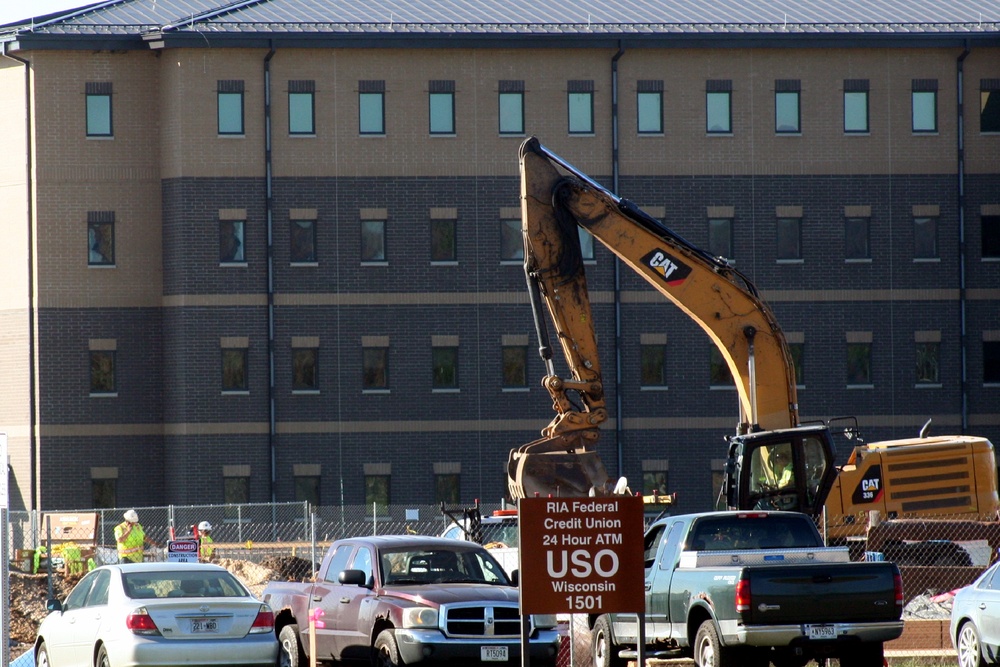 Footprint taking shape during November construction of third, $28.08 million barracks at Fort McCoy; project also provides economic impact