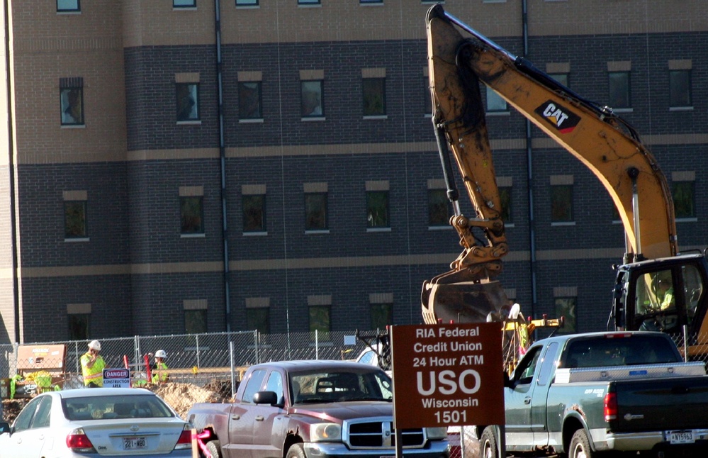 Footprint taking shape during November construction of third, $28.08 million barracks at Fort McCoy; project also provides economic impact