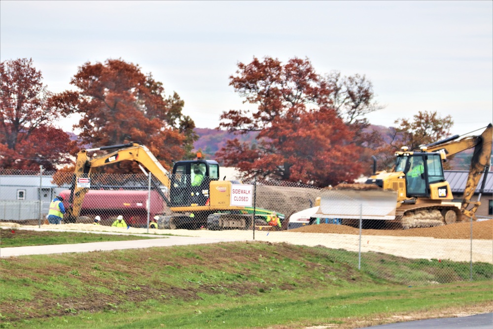 Footprint taking shape during November construction of third, $28.08 million barracks at Fort McCoy; project also provides economic impact