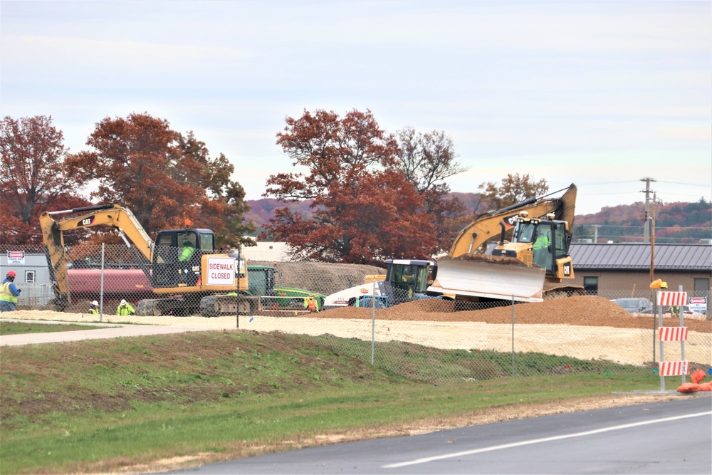 Footprint taking shape during November construction of third, $28.08 million barracks at Fort McCoy; project also provides economic impact