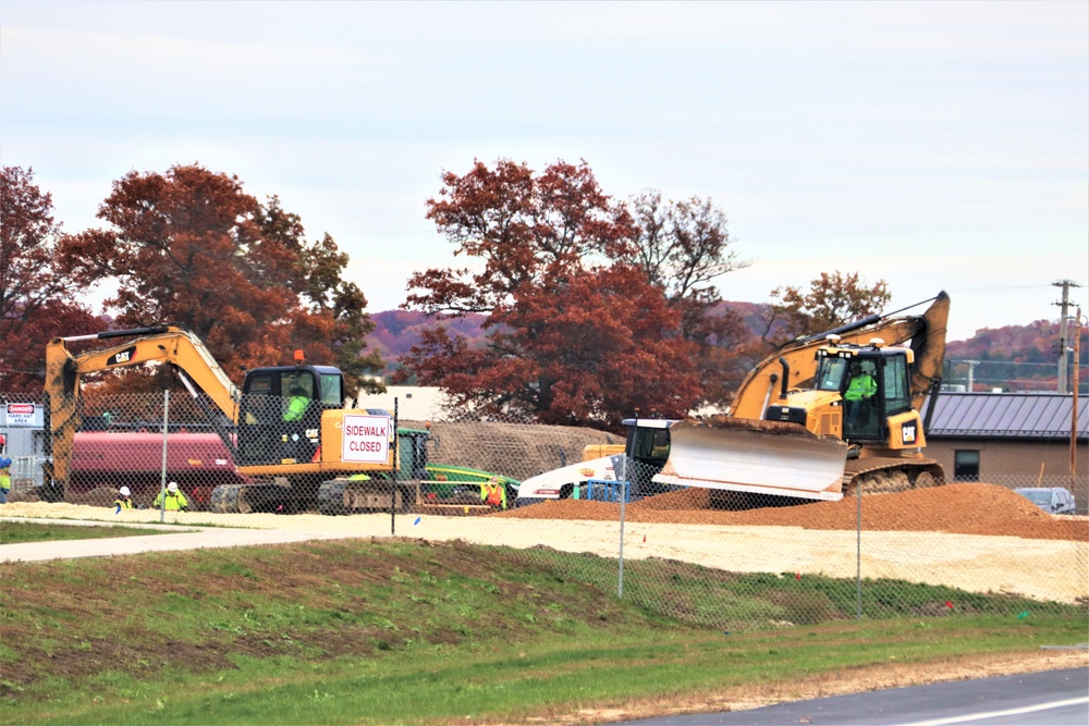 Footprint taking shape during November construction of third, $28.08 million barracks at Fort McCoy; project also provides economic impact