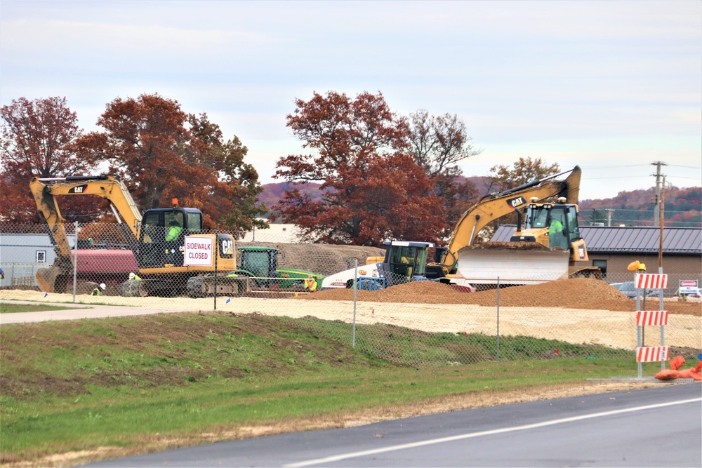 Footprint taking shape during November construction of third, $28.08 million barracks at Fort McCoy; project also provides economic impact