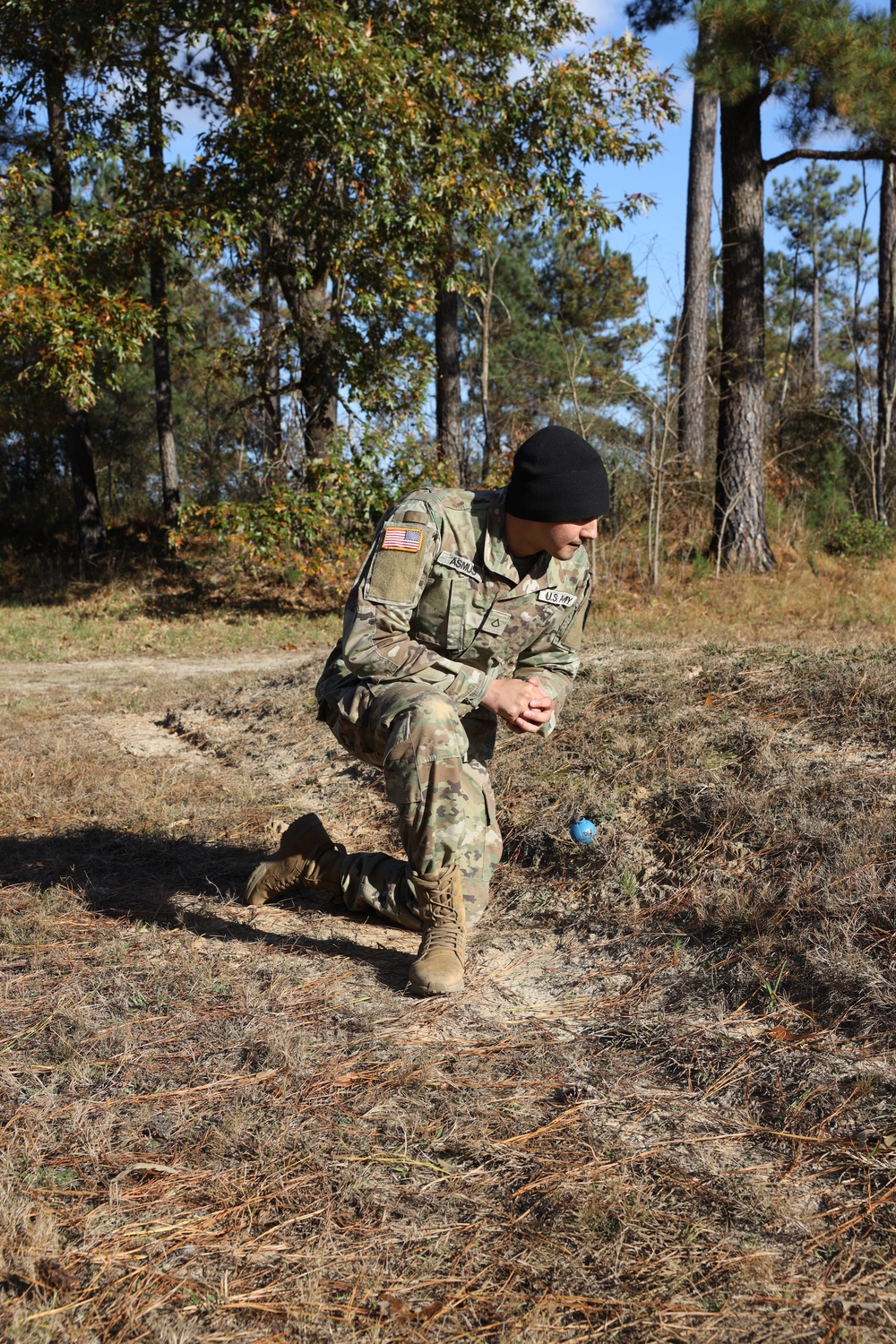 Best Squad Snapshot: Army Pfc. Joey Asmus Grenade Qualification