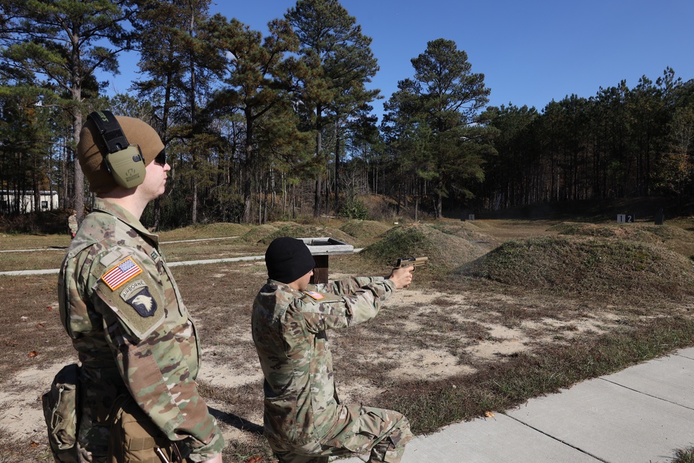 Best Squad Snapshot: Army Pfc. Joey Asmus M17 Pistol Qualification