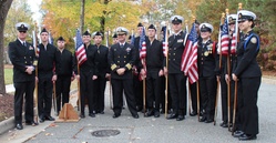 NWS Yorktown's Commanding Officer speaks at Poquoson Veterans Day Event