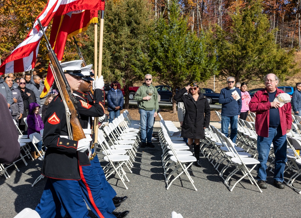 Veteran's Day ceremony held at National Memorial Cemetery at Quantico