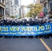 USS New York participates in the New York Veteran's day parade