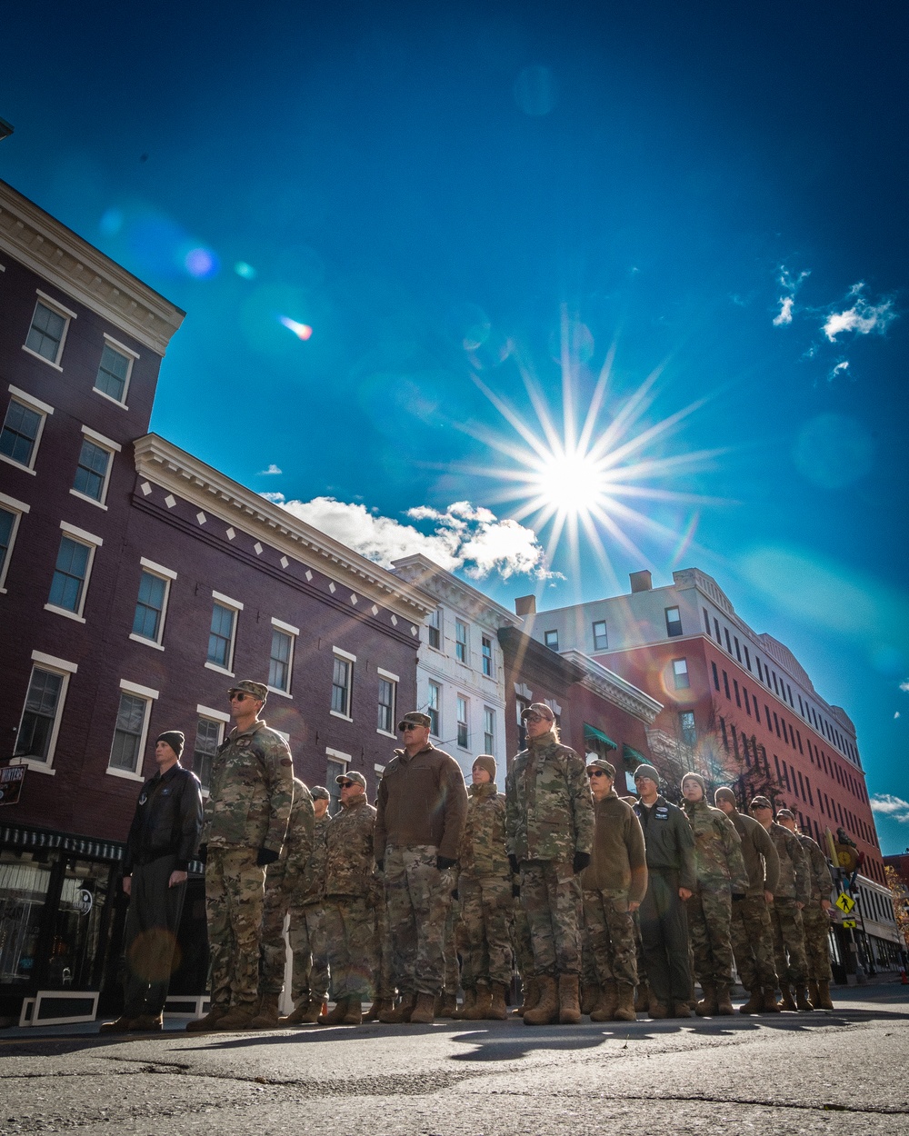 MAINEiacs March in 2023 Veterans Day Parade